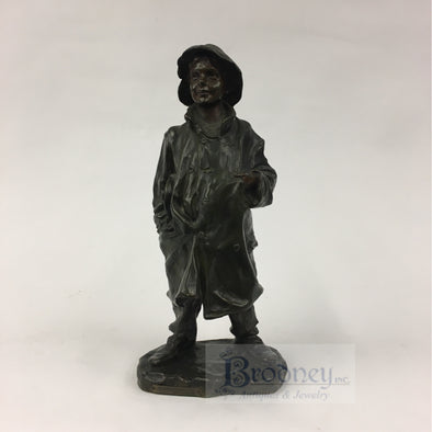 Jose Cardona Furro Bronze Sculpture of a Boy