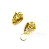 SeidenGang 18 Kt Gold Platinum Mabe Pearl and Diamond Earrings
