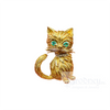Tiffany & Co. 18 Kt Gold Cat Brooch
