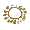 18 Kt Gold Bracelet with 16 Flags and Destinations Charms