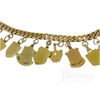 18 Kt Gold Bracelet with 16 Flags and Destinations Charms