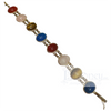 14 Kt Gold and Multicolored Scarab Bracelet