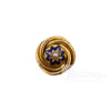 Victorian 14 Kt / 10 Kt Gold Blue Enamel and Pearl Locket Ring