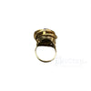 Victorian 14 Kt / 10 Kt Gold Blue Enamel and Pearl Locket Ring