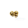 14 Gold and Enamel Pair of Cocktail Glasses Charm