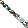 Vintage Georg Jensen Sterling Silver and Amazonite Bracelet