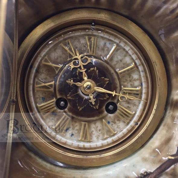 Tiffany & KPM Three Piece Clock Set