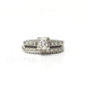 Matching Diamond Engagement Ring and Wedding Band