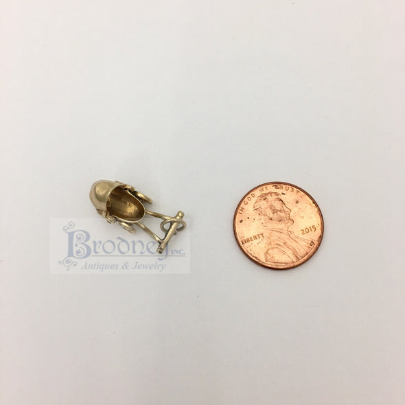 14 Kt Gold Baby Carriage Charm