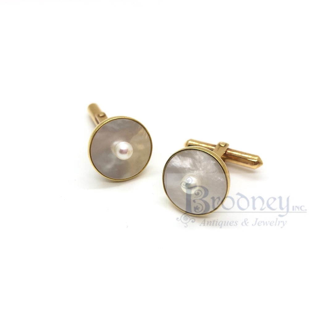 Mother of Pearl Cufflinks – Brodney Antiques and Jewelry