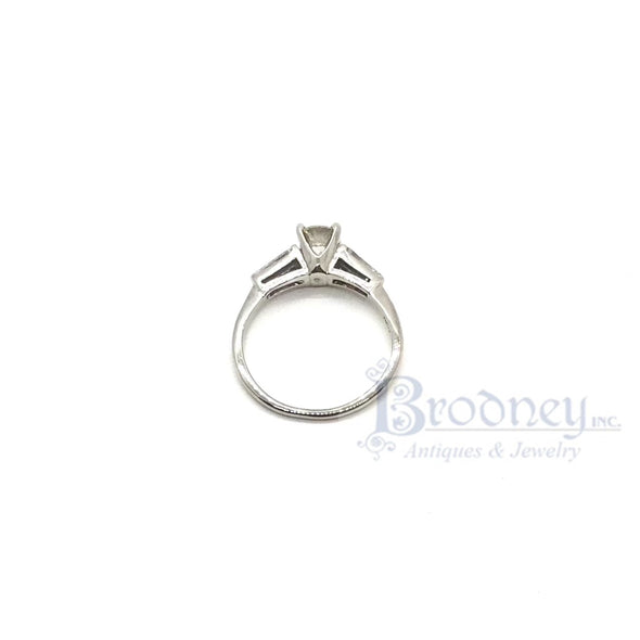 Platinum and Brilliant Cut Diamond Engagement Ring