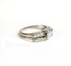 Matching Diamond Engagement Ring and Wedding Band