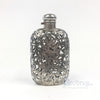Alvin Sterling Silver Filigree and Glass Flask