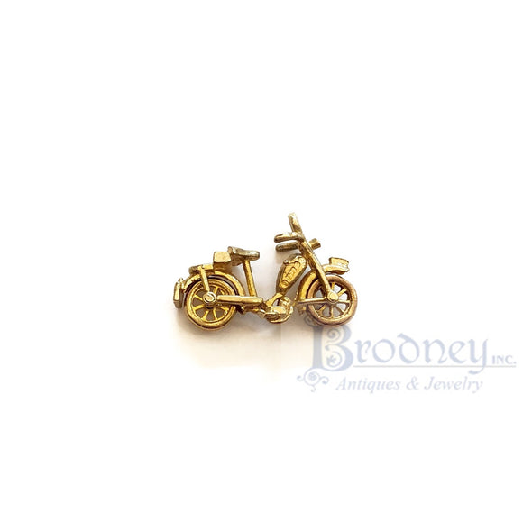 14 Kt Gold Moped Charm