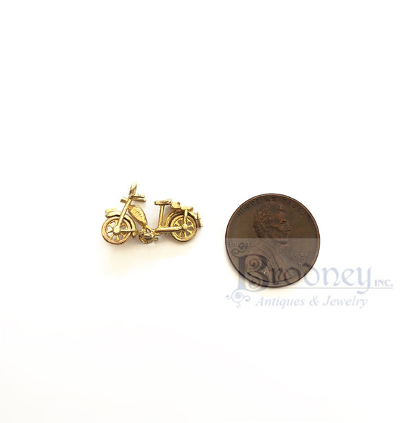 14 Kt Gold Moped Charm