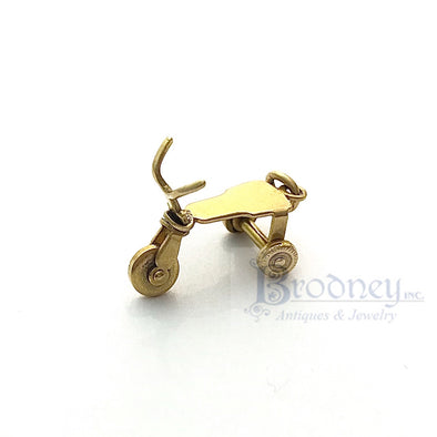 14 Kt Gold Tricycle Charm